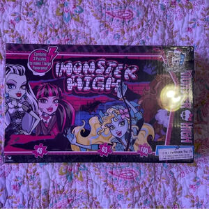 Monster High 3 in 1 Panorama Puzzle NEW